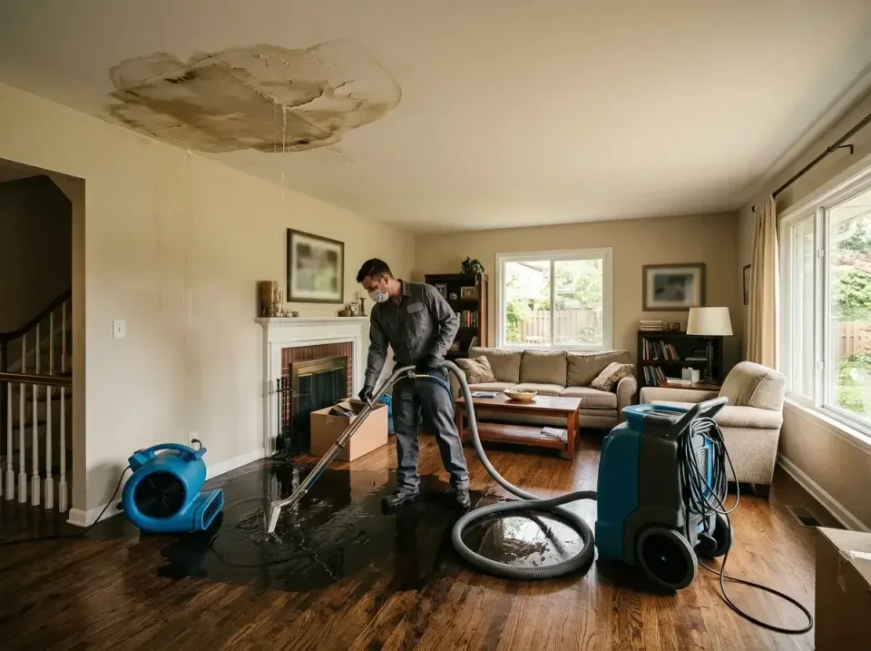 attic-pipe-burst-ceiling-drip-008 — frequently asked questions, Water Damage Restoration & Carpet Care in Pittsfield, IL